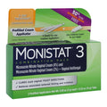 Medtech Products Monistat 3-Day Combo Cream Vaginal Miconazole Nitrate 2% Prefilled Applicator Disposable 3/Box, 12 BX/CA - 440300A2H