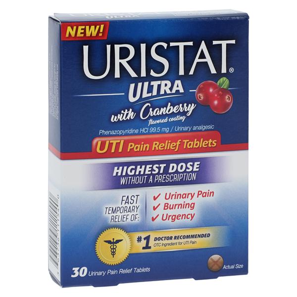 Medtech Products Uristat Tablets Ultra w/Cranberry 30/Box, 12 BX/CA - 10363736111547