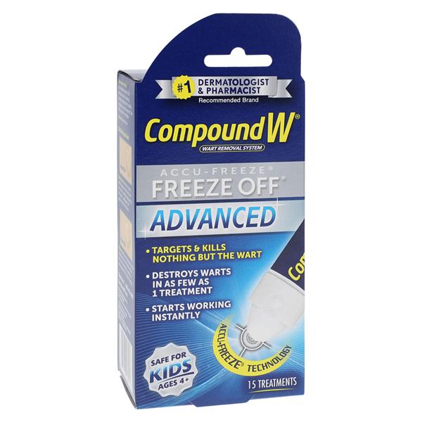 Medtech Products Compound W/Wart Removal System Freeze Off Advanced 15/Box, 12 BX/CA - 10075137108254