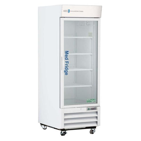 American BioTech Supply(ABS) Standard Pharmaceutical/Vaccine Refrigerator 23 Cu Ft Glass Door 2 to 8C Each - PH-ABT-HC-S23G