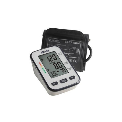 Drive Medical Designs -Blood Pressure Monitor Black/White Arm Digital LCD Display Each BP3400