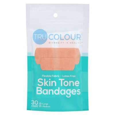 Tru-Colour Products, LLC -Bandage Cotton/Fabric Large Beige Sterile 30/Bag, 50 BG/CA TCB161