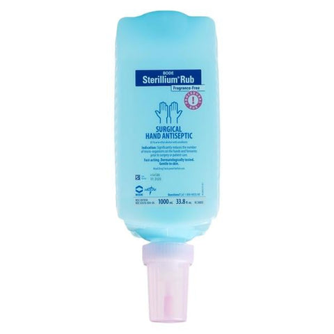 Medline Industries Inc Sterillium Surgical Spray Scrub 1000 mL Bottle Fragrance Free 8/Ca  - STRLMRUB1000