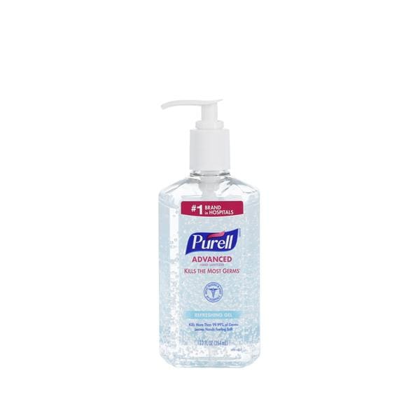 Gojo Industries Inc -Purell Advanced Gel Sanitizer 12 oz Pump Bottle 70% Ethyl Alcohol Each, 12 EA/CA 3659-12