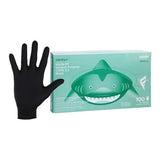 Ventyv -Shark Nitrile General Purpose Gloves Small Black, 10 BX/CA 10419103