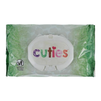 First Quality Products Cuties Baby Wipe Aloe/Vitamin E Single Use Unscented 864/Case - CR-16413/3