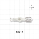 1-Way Stopcock, Female Luer Lock, Swivel Male Luer Lock - 200 psi - 13814