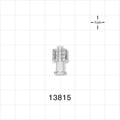 Double Dead-Ender Cap, Non-Vented, Clear -  - 13815