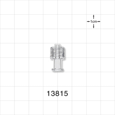 Double Dead-Ender Cap, Non-Vented, Clear -  - 13815