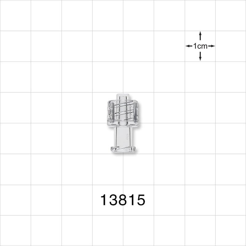 Double Dead-Ender Cap, Non-Vented, Clear -  - 13815