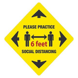 Alco Sales & Service Co. Please Practice Social Distancing Sign Each - 85791-3