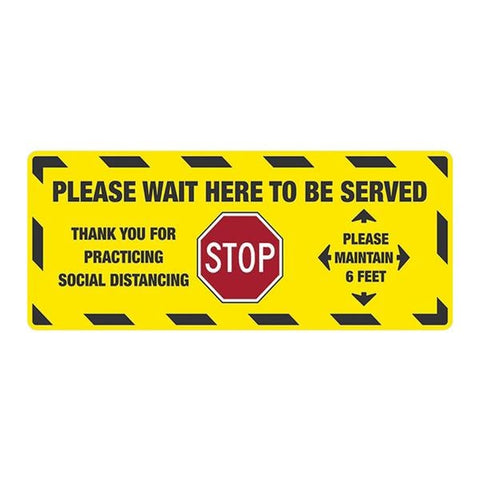 Alco Sales & Service Co. Wait Here To Be Served Sign Each - 85789-1
