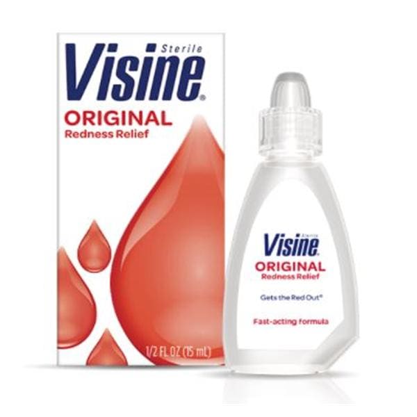 Johnson & Johnson Consumer Visine Original Ophthalmic Drops 15mL/Bottle, - 524938000