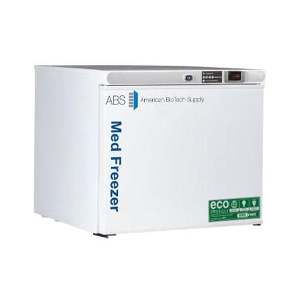 American BioTech Supply(ABS) Premier Pharmacy/Vaccine Freezer 1.3 Cu Ft Solid Door -15 to -25C EACH - PH-ABT-HC-UCFS-0120A-LH