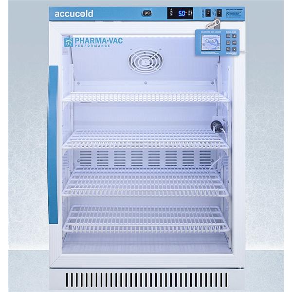 Felix Storch (Summit) Accucold Performance Series Pharma/Vax Refrigerator 6 Cu Ft Gls Dr 2 to 8C Each - ARG6PVDL2B