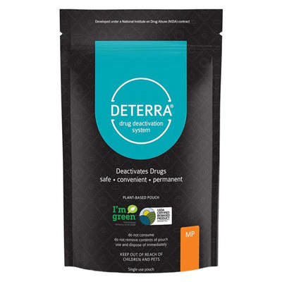 Verde Technologies Inc Deterra Drug Deactivation & Disposal System Medium Stand Up Pouch Activated Carbon Medium Each, 200 EA/CA - 7018-CASE