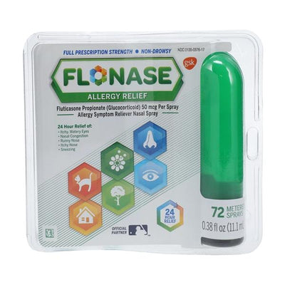 Haleon Company Flonase Allergy Spray 50mcg 0.38oz Bottle .38oz/Bottle, 12 BT/CA - 60000000127476