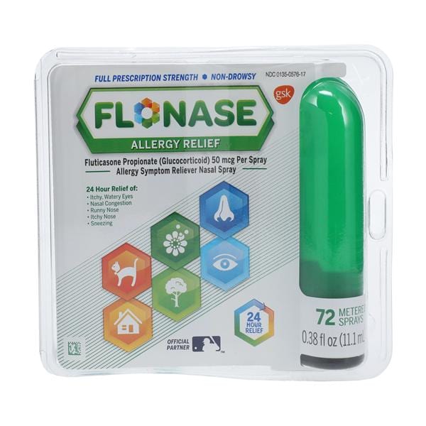 Haleon Company Flonase Allergy Spray 50mcg 0.38oz Bottle .38oz/Bottle, 12 BT/CA - 60000000127476