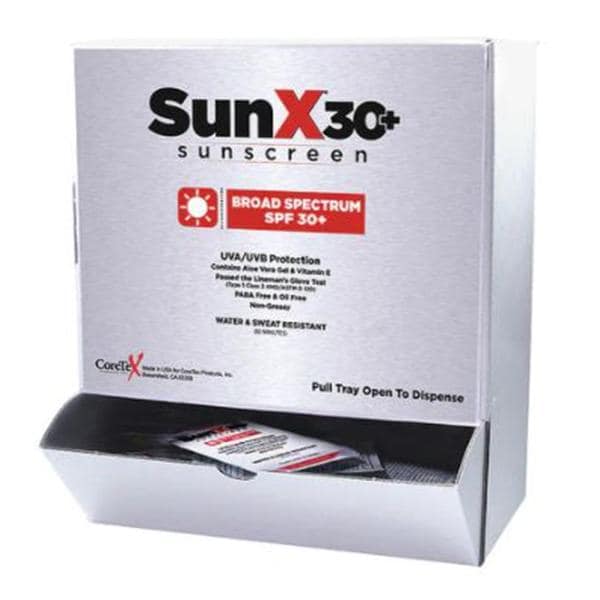 Cortex Products Lotion Sunscreen Water Resistant 100/Box - 18-370-001