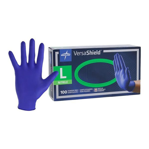 Medline Industries Inc -Nitrile Exam Gloves Large Non-Sterile, 10 BX/CA VS311L