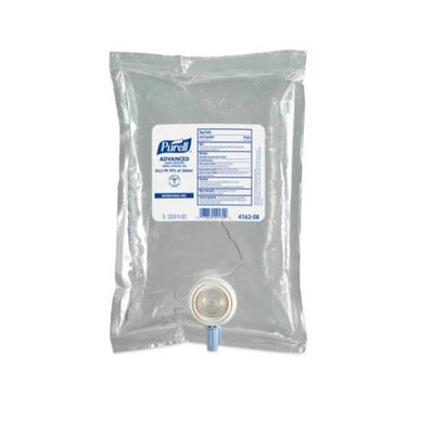 Gojo Industries Inc -Purell Advanced Gel Sanitizer 1000 mL Fragrance Free Each, 8 EA/CA 4163-08