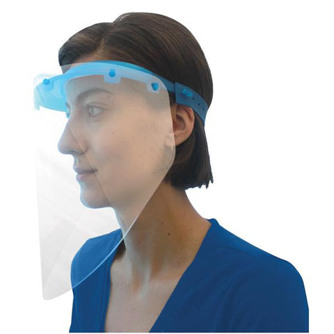 Abm North America Corp -AP Medical Shield Blue / Clear Reusable Each, 25 EA/CA 24886