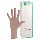 Medline Industries Inc -SensiCare Neoprene / Polychloroprene Surgical Gloves 6.5 Light Brown Chemo Approved, 4 BX/CA MSG6365