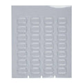 Apothecary Products Cold Seal Blister Medium 3/8" Deep 90 Day Clear Disposable 500/Box - 90757