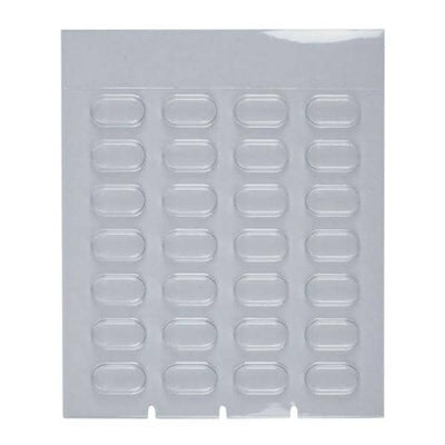 Apothecary Products Cold Seal Blister Medium 3/8" Deep 90 Day Clear Disposable 500/Box - 90757