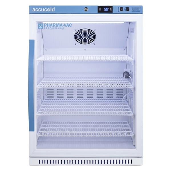 Felix Storch (Summit) Accucold Pharmaceutical/Vaccine Refrigerator 6.0 Cu Ft Glass Door 2 to 8C Each - ARG61PVBIADA