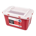 Dynar/ex Corporation -Sharps Container 1gal Red 10.3x7x5.5" Slide Lid Plastic Each, 24 EA/CA 4626