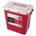 Dynarex Corporation -Sharps Container 2gal Red 11x7.3x14.2" Slide Lid Plastic Each, 24 EA/CA 4627