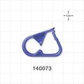 Pinch Clamp, Ratchet-Style, Blue - Fits 0.268 inch OD Tubing (6.8 mm) - 140073