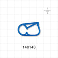 Pinch Clamp, Blue - Fits 0.218 inch OD Tubing (5.5 mm) - 140143