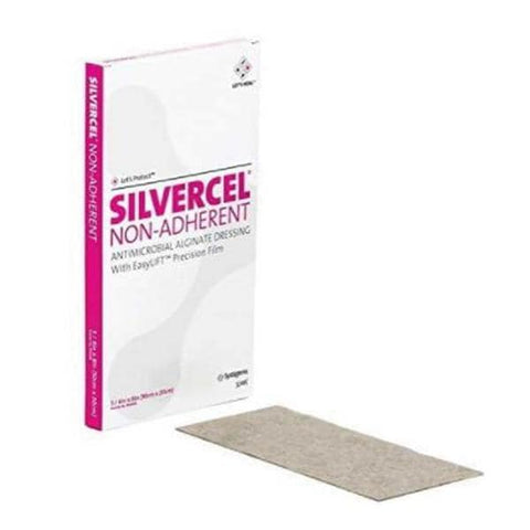 3M Medical Products Silvercel Alginate/CMC/Nylon Fibers Alginate Dressing 4x8" Non-Adhesive NAdhr - 900408