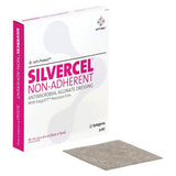 3M Medical Products Silvercel Alginate/CMC/Nylon Fibers Wound Dressing 4-1/4x4-1/4" NAdhs NAdhr, 5 CR/CA - 900404