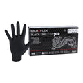 Ansell Healthcare Products LLC -MICROFLEX Black Dragon Zero Nitrile Exam Gloves 2X-Large Standard Black Non-Sterile Not Chemo Approved, 10 BX/CA BD-1005-NPF
