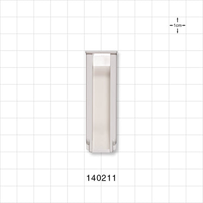 Roller Clamp Body, White - Fits 0.268 inch OD Tubing (6.8 mm) - 140211