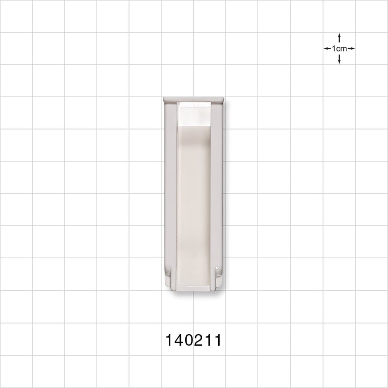 Roller Clamp Body, White - Fits 0.268 inch OD Tubing (6.8 mm) - 140211