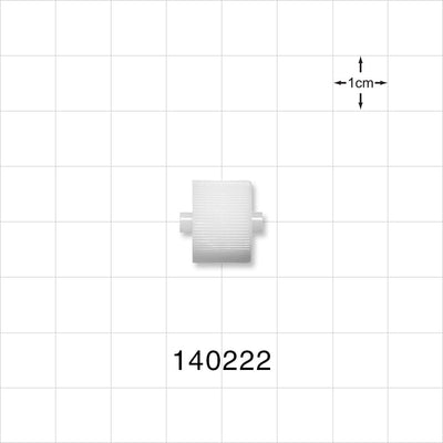 Roller Clamp Wheel, White; for 140221 -  - 140222