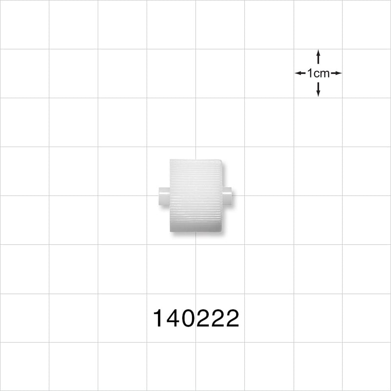 Roller Clamp Wheel, White; for 140221 -  - 140222