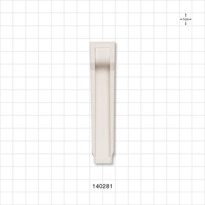 Roller Clamp Body, White - Fits 0.47 inch OD Tubing; for 140282 (12 mm) - 140281