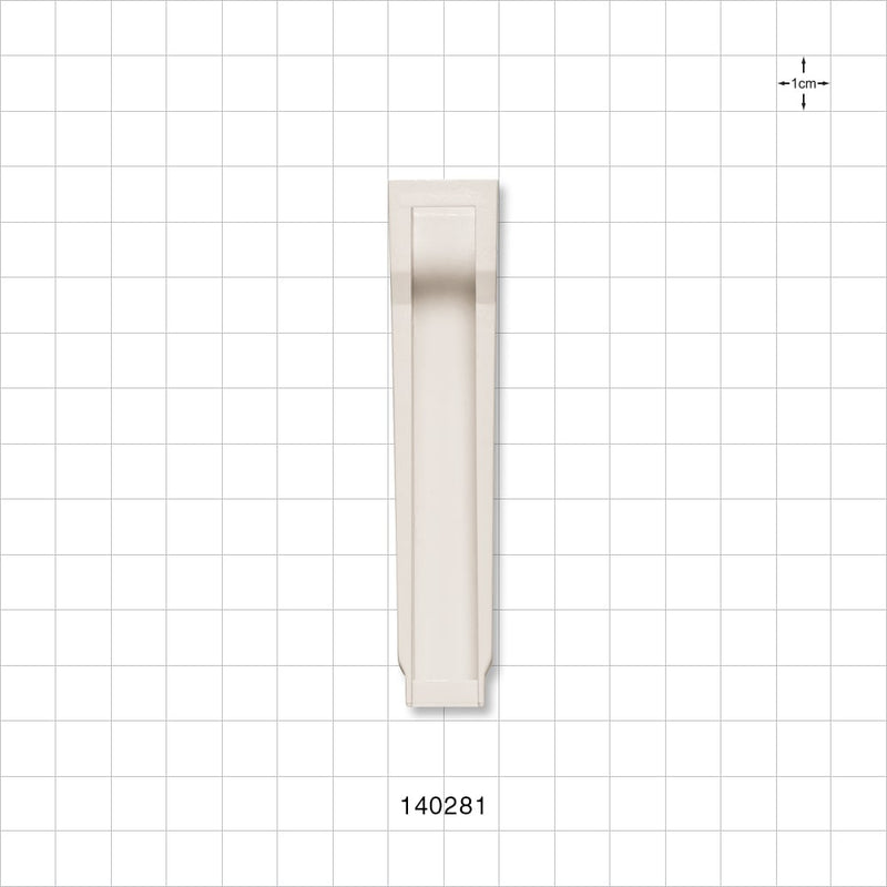 Roller Clamp Body, White - Fits 0.47 inch OD Tubing; for 140282 (12 mm) - 140281