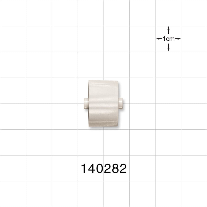 Roller Clamp Wheel, White; for 140281 -  - 140282