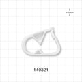 Pinch Clamp, White - Fits 0.268 inch OD Tubing (6.8 mm) - 140321