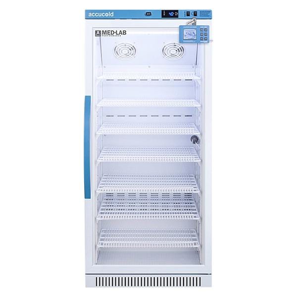 Felix Storch (Summit) Accucold Performance Series Med/Lb Refrigerator 8 Cu Ft Gls Dr 2 to 10C Each - ARG8MLDL2B