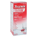 Johnson & Johnson Consumer Tylenol 2yr-Adult Oral Suspension 160mg/5mL Cherry Dye Free 8oz/Bottle, 24 BT/CA - 042008