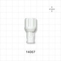 Flow Control Pinch Valve - Fits 0.156 inch - 0.25 inch OD Tubing (3.96 mm - 6.35 mm) - 14067