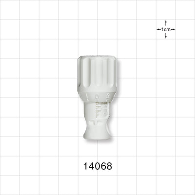 Flow Control Pinch Valve, Medium - Fits 0.156 inch - 0.375 inch OD Tubing (3.96 mm - 9.53 mm) - 14068