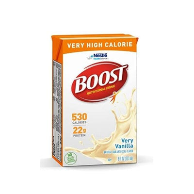 Nestle Healthcare Nutrition Boost VHC Nutrition Drink Very Vanilla 8oz Carton 24/Case - 4390089434